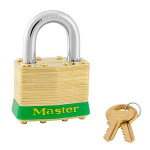 Master Lock 2 Laminated Brass Padlock 1-3/4in (44mm) Wide-Keyed-MasterLocks.com