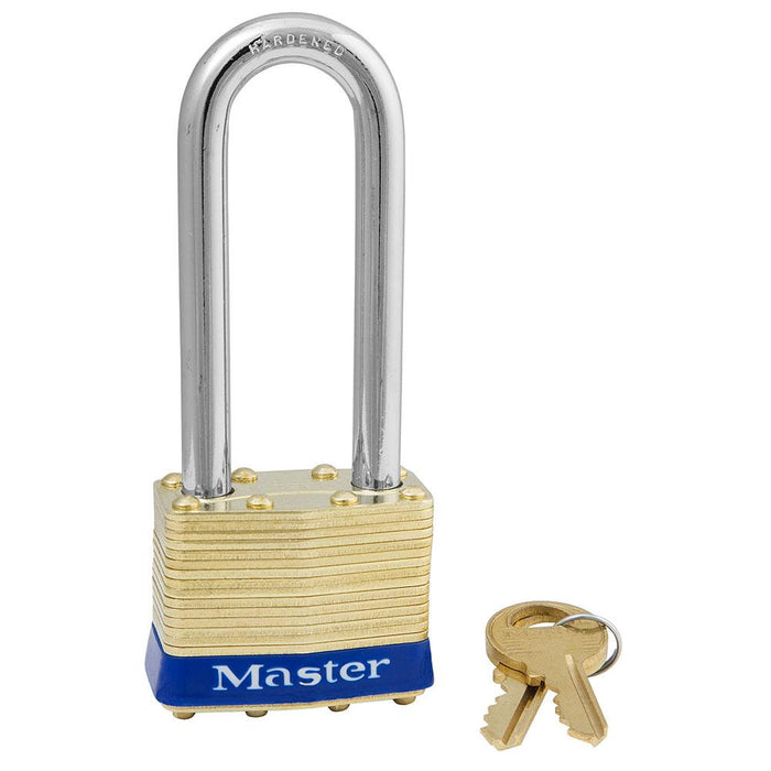 Master Lock 2 Laminated Brass Padlock 1-3/4in (44mm) Wide-Keyed-MasterLocks.com