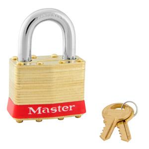 Master Lock 2 Laminated Brass Padlock 1-3/4in (44mm) Wide-Keyed-MasterLocks.com