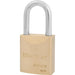 Master Lock 6840 ProSeries® Solid Brass Rekeyable Padlock 1-3/4in (44mm) Wide-Keyed-HodgeProducts.com