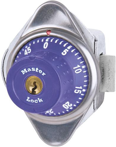 Master Lock 1655MD Built-In Combination Lock with Metal Dial for Horizontal Latch Box Lockers - Hinged on Left-HodgeProducts.com