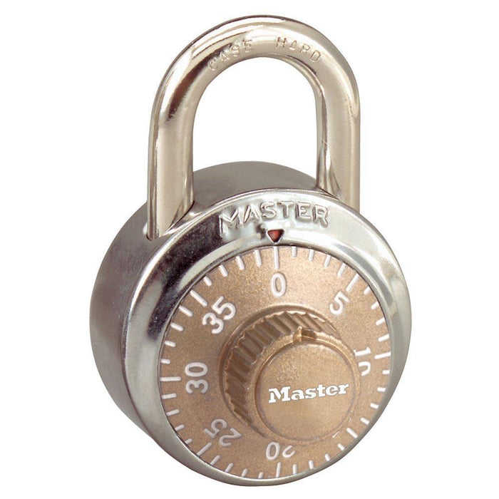 Master Lock 1502 General Security Combination Padlock with Colored Dial 1-7/8in (48mm) Wide-1502-HodgeProducts.com
