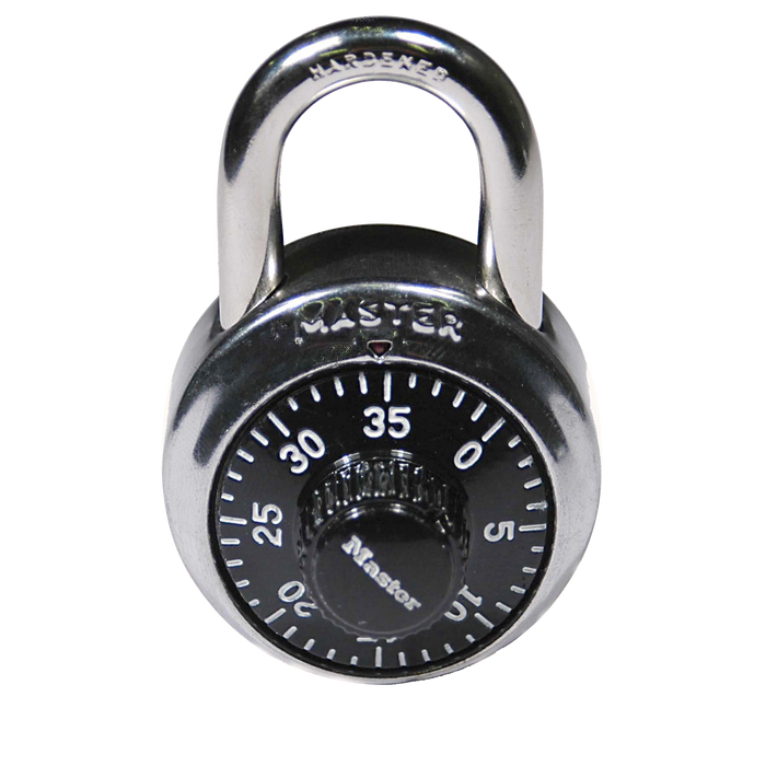 Master Lock 1525 General Security Combination Padlock with Key Control Feature 1-7/8in (48mm) Wide-1525-HodgeProducts.com