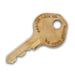 Master Lock K1525 Control Key for 1525 and 2010 Padlocks-Cut Key-HodgeProducts.com