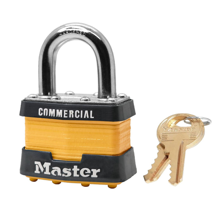 Master Lock 1 Laminated Steel Padlock 1-3/4in (44mm) Wide