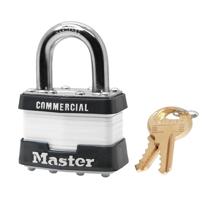 Master Lock 1 Laminated Steel Padlock 1-3/4in (44mm) Wide
