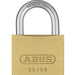 ABUS 55/50 Solid Brass Padlock-AbusLocks.com
