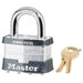 Master Lock 25 Laminated Steel Rekeyable Padlock 2in (51mm) Wide-Keyed-HodgeProducts.com