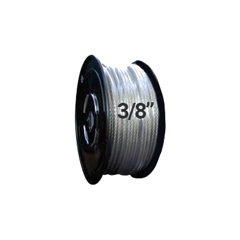 Hodge Products 25012 - 3/8" Diameter Aircraft Cable 7 x 19-HodgeProducts.com