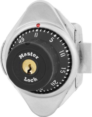 Master Lock 1671MD Built-In Combination Lock with Metal Dial for Lift Handle, Single Point and Box Lockers - Hinged on Left-HodgeProducts.com