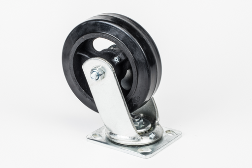 Hodge Products 90062S 6 x 2 Rubber Molded Swivel Caster-HodgeProducts.com