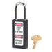 Master Lock 411 Zenex™ Thermoplastic Safety Padlock, 1-1/2in (38mm) Wide with 1-1/2in (38mm) Tall Shackle-Keyed-Master Lock-Black-Keyed Alike-411KABLK-MasterLocks.com