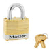 Master Lock 4 Laminated Brass Padlock 1-9/16in (40mm) Wide-Keyed-HodgeProducts.com