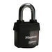Master Lock 6125 ProSeries® Weather Tough® Laminated Steel Rekeyable Padlock 2-3/8in (60mm) Wide-Keyed-HodgeProducts.com