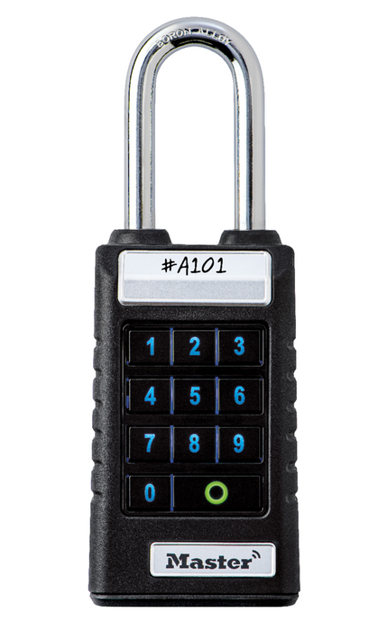 Master Lock 6400LJENT Bluetooth® Extended Shackle Padlock for Business Applications