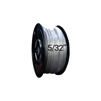 Hodge Products 21007 - 5/32" Diameter Aircraft Cable 7 x 7-HodgeProducts.com
