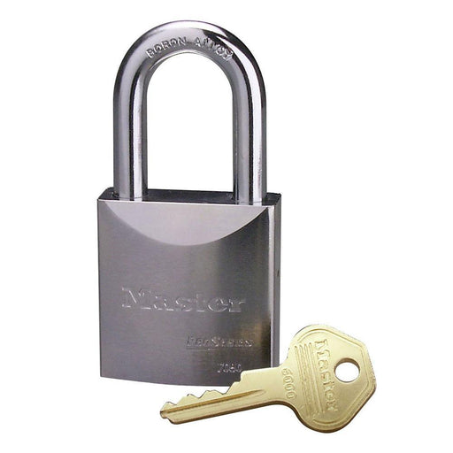 Master Lock 7050 ProSeries® Solid Steel Rekeyable Padlock 2in (51mm) Wide-Keyed-HodgeProducts.com