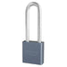 American Lock A12 1-3/4in (44mm) Solid Aluminum Padlock with 3in (76mm) Shackle-Keyed-HodgeProducts.com