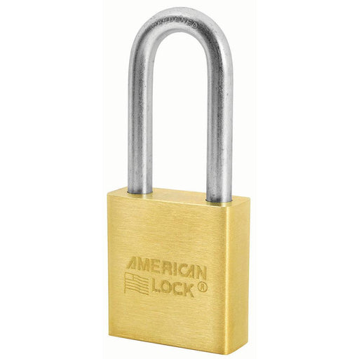 American Lock A21 1-3/4in (44mm) Solid Brass Padlock with 2in (51mm) Shackle-Keyed-HodgeProducts.com
