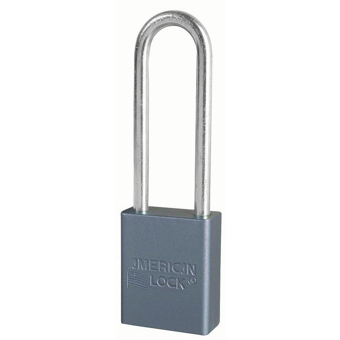 American Lock A32 1-3/4in (44mm) Solid Aluminum Padlock with 3in (76mm) Shackle-Keyed-HodgeProducts.com