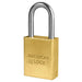 American Lock A41 1-1/2in (38mm) Solid Brass Padlock with 1-1/2in (38mm) Shackle-Keyed-HodgeProducts.com