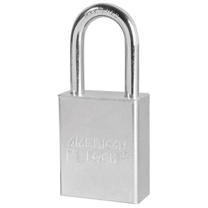 American Lock A6101 1-1/2in (38mm) Solid Steel Rekeyable 6-Padlock with 1-1/2in (38mm) Shackle-Keyed-HodgeProducts.com