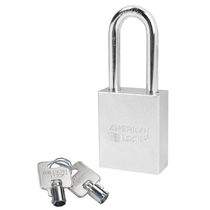 American Lock A7201 1-3/4in (44mm) Solid Steel Rekeyable Tubular Cylinder Padlock with 2in (51mm) Shackle-Keyed-HodgeProducts.com