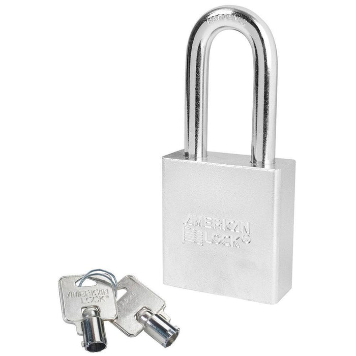 American Lock A7261 2in (51mm) Solid Steel Rekeyable Tubular Cylinder Padlock with 2in (51mm) Shackle-Keyed-HodgeProducts.com