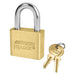 American Lock AL50 Solid Brass Blade Tumbler Padlock 1-3/4in (44mm) Wide-Keyed-HodgeProducts.com