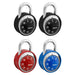Master Lock 1503DCOV Combination Dial Padlock with Matching Scratch Guard Bumper; Assorted Colors 1-7/8in (48mm) Wide-Combination-HodgeProducts.com