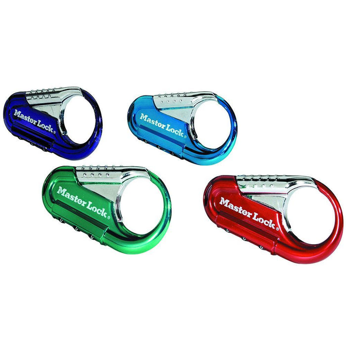 Master Lock 1548DCM Set Your Own Combination Backpack Lock; Assorted Colors-Combination-HodgeProducts.com