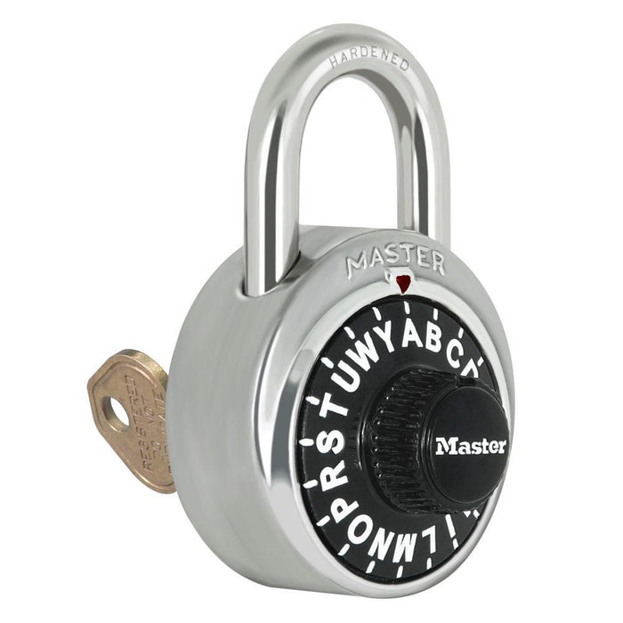 Master Lock 1585 General Security Combination Padlock with Key Control Feature 1-7/8in (48mm) Wide-Combination-HodgeProducts.com