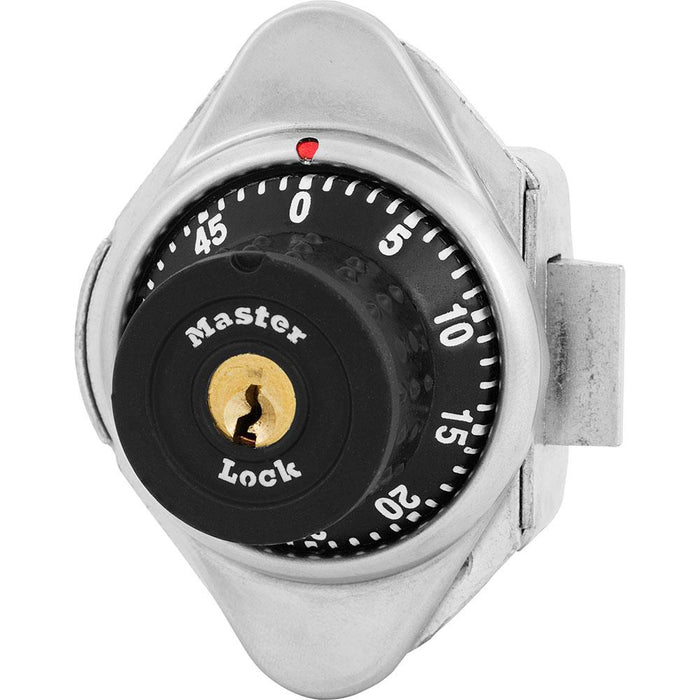 Master Lock 1653MD Built-In Combination Lock with Metal Dial for Single Point Latch Lockers - Hinged on Left-HodgeProducts.com