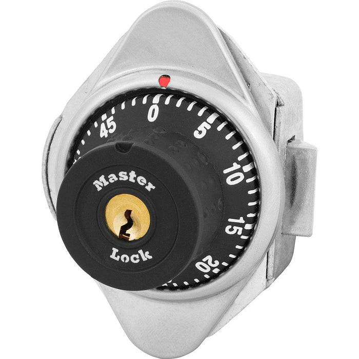 Master Lock 1655MD Built-In Combination Lock with Metal Dial for Horizontal Latch Box Lockers - Hinged on Left-HodgeProducts.com