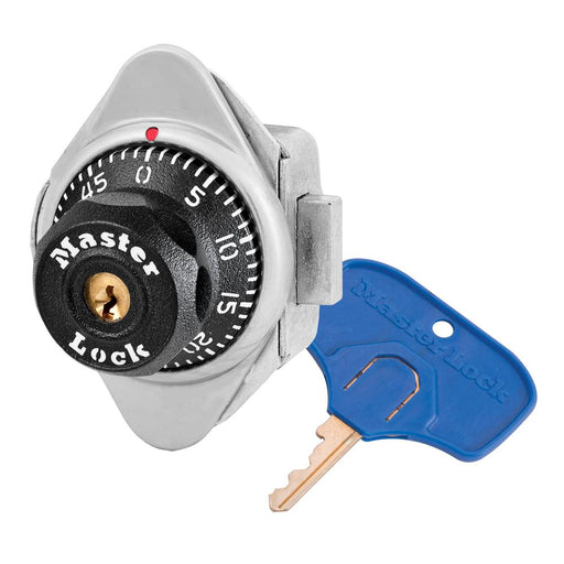 Master Lock 1677MKADA ADA Compliant Built-In Combination Lock with Metal Dial for Lift Handle and Single Point Horizontal Latch Lockers - Hinged on Left-Combination-HodgeProducts.com