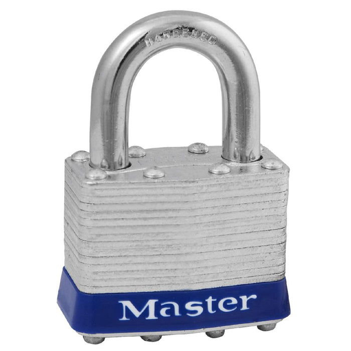 Master Lock 1UP Laminated Steel Padlock, Universal Pin 1-3/4in (44mm) Wide-Keyed-HodgeProducts.com