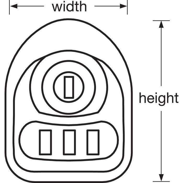 Master Lock 3631 Multi-User Mechanical Built-In Lock for Lift Handle Lockers - Hinged on the Left-Combination-HodgeProducts.com