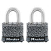 Master Lock 380T Rust-Oleum® Certified Laminated Steel Padlock; 2 Pack 1-9/16in (40mm) Wide-Keyed-HodgeProducts.com