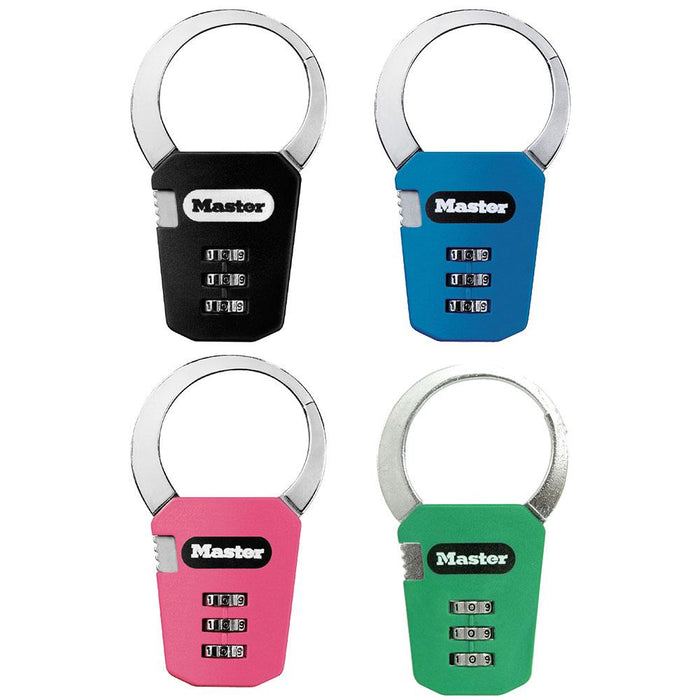 Master Lock 1550DAST Set Your Own Combination Backpack Lock; Assorted Colors-Combination-HodgeProducts.com