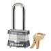 Master Lock 3DLHCOM 1-9/16in (40mm) Wide Laminated Steel Padlock with 2in (51mm) Shackle-Keyed-HodgeProducts.com