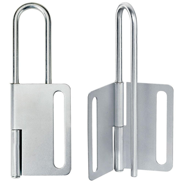Master Lock 419 Steel Heavy Duty Lockout Hasp, Jaw Clearance 3in (76mm) Wide-Other Security Device-HodgeProducts.com