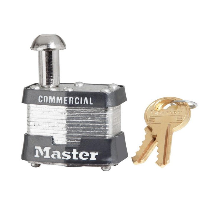 Master Lock 443 Laminated Steel Vending and Meter Padlock 1-9/16in (40mm) Wide-Keyed-HodgeProducts.com