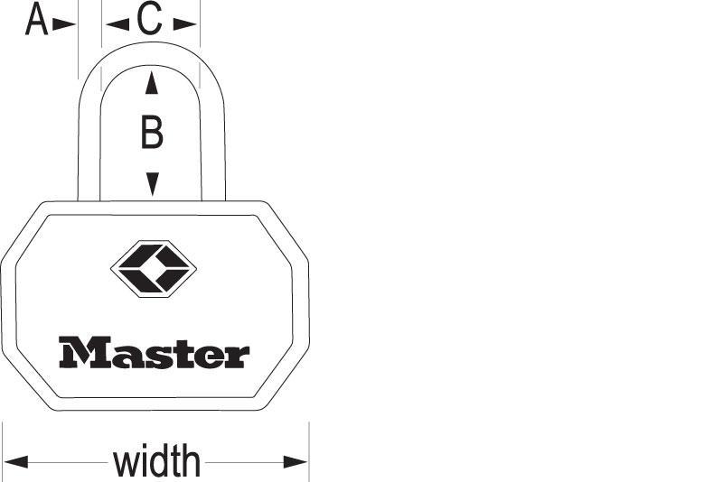 Master Lock 4681T Solid Metal TSA-Accepted Luggage Lock; Black; 2 Pack 1-1/4in (32mm) Wide-Keyed-HodgeProducts.com
