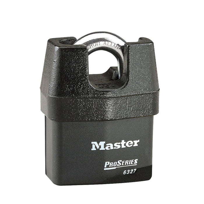 Master Lock 6327 ProSeries® Shrouded Laminated Steel Rekeyable Padlock 2-5/8in (67mm) Wide