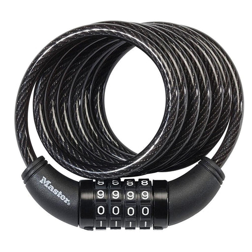 Master Lock 8114D 6ft (1.8m) Long x Diameter Set Your Own Combination Cable Lock 5/16in (8mm) Wide-Combination-HodgeProducts.com