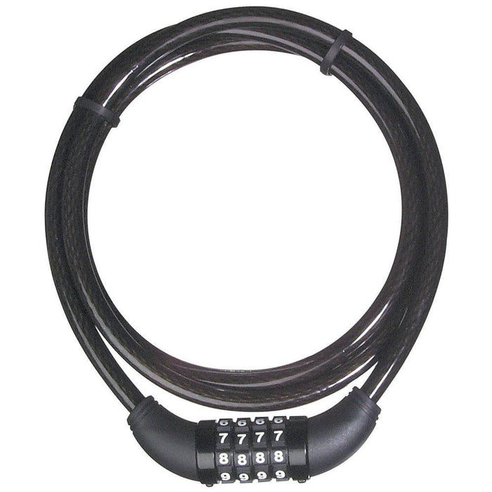 Master Lock 8119DPF 5ft (1.5m) Long x Diameter Set Your Own Combination Cable Lock 3/8in (10mm) Wide-Combination-HodgeProducts.com