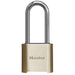 Master Lock 975DLHCOM Resettable Combination Brass Padlock 2in (51mm) Wide-Combination-HodgeProducts.com