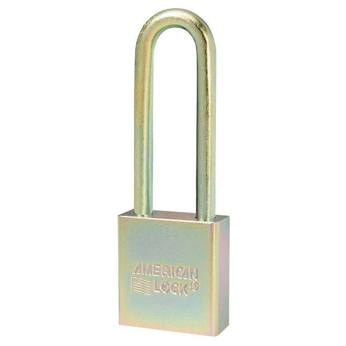 Master Lock A5202GLN Government Padlock, with 3in (75mm) Tall Shackle-Keyed-HodgeProducts.com