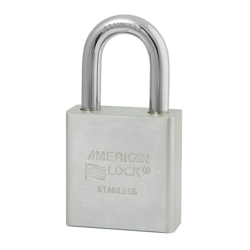 American Lock A5400 Solid Stainless Steel Padlock 1-3/4in (44mm) Wide-Keyed-HodgeProducts.com