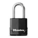 Master Lock M115XDHC 1-7/8in (48mm) Wide Magnum® Covered Laminated Steel Padlock-HodgeProducts.com
